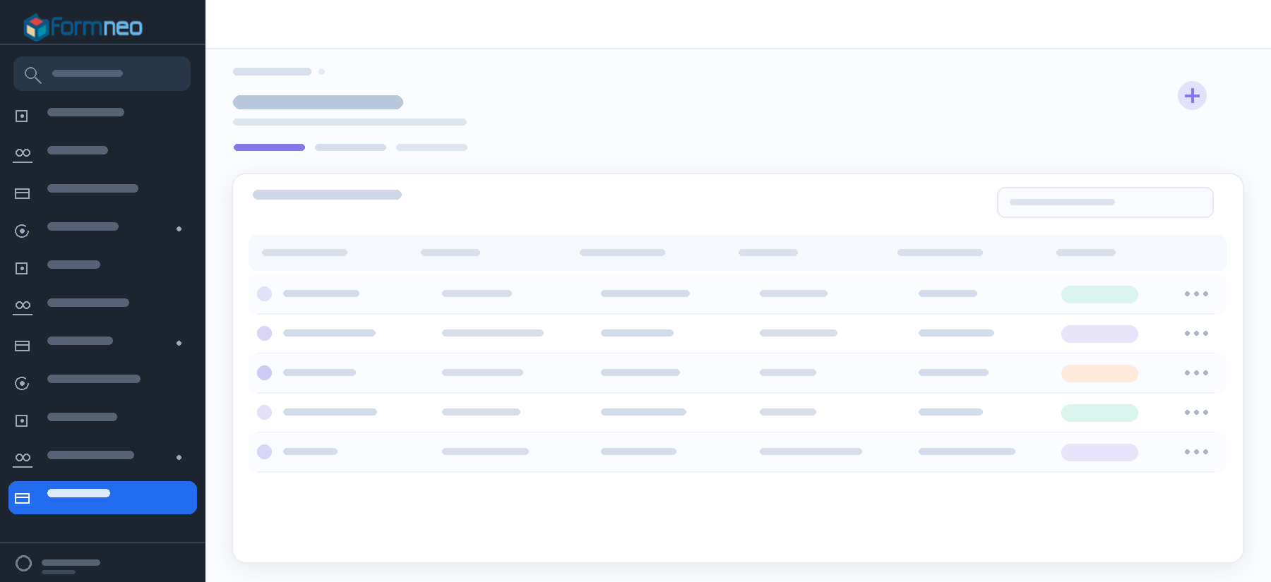 Users and roles screen